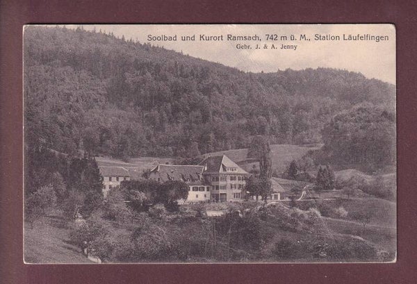 RAMSACH - Station Läufelfingen - 1916 // Falte //