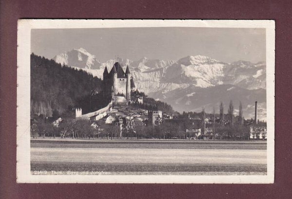 THUN - Burg - Jungfrau - 1923