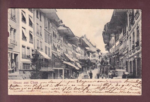 Gruss aus THUN - Hauptgasse - 1904