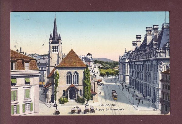 LAUSANNE - Place St. François - 1912