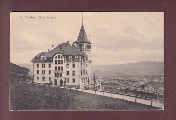 ST. GALLEN - Scheffelstein - 1909