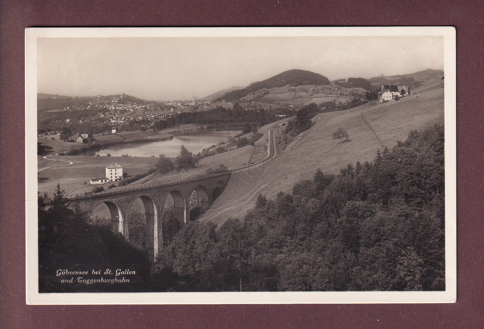GÜBSENSEE bei St. Gallen - Toggenburgbahn