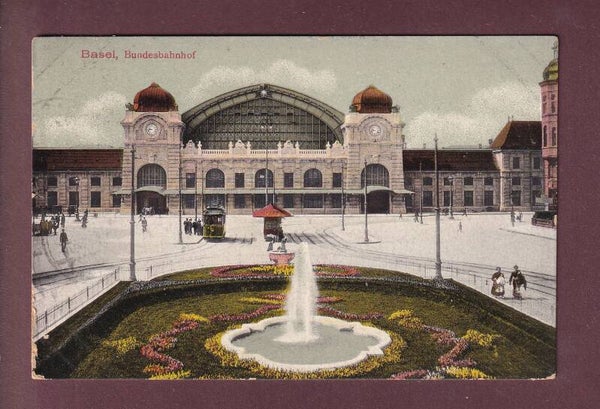 BASEL - Bundesbahnhof - 1907