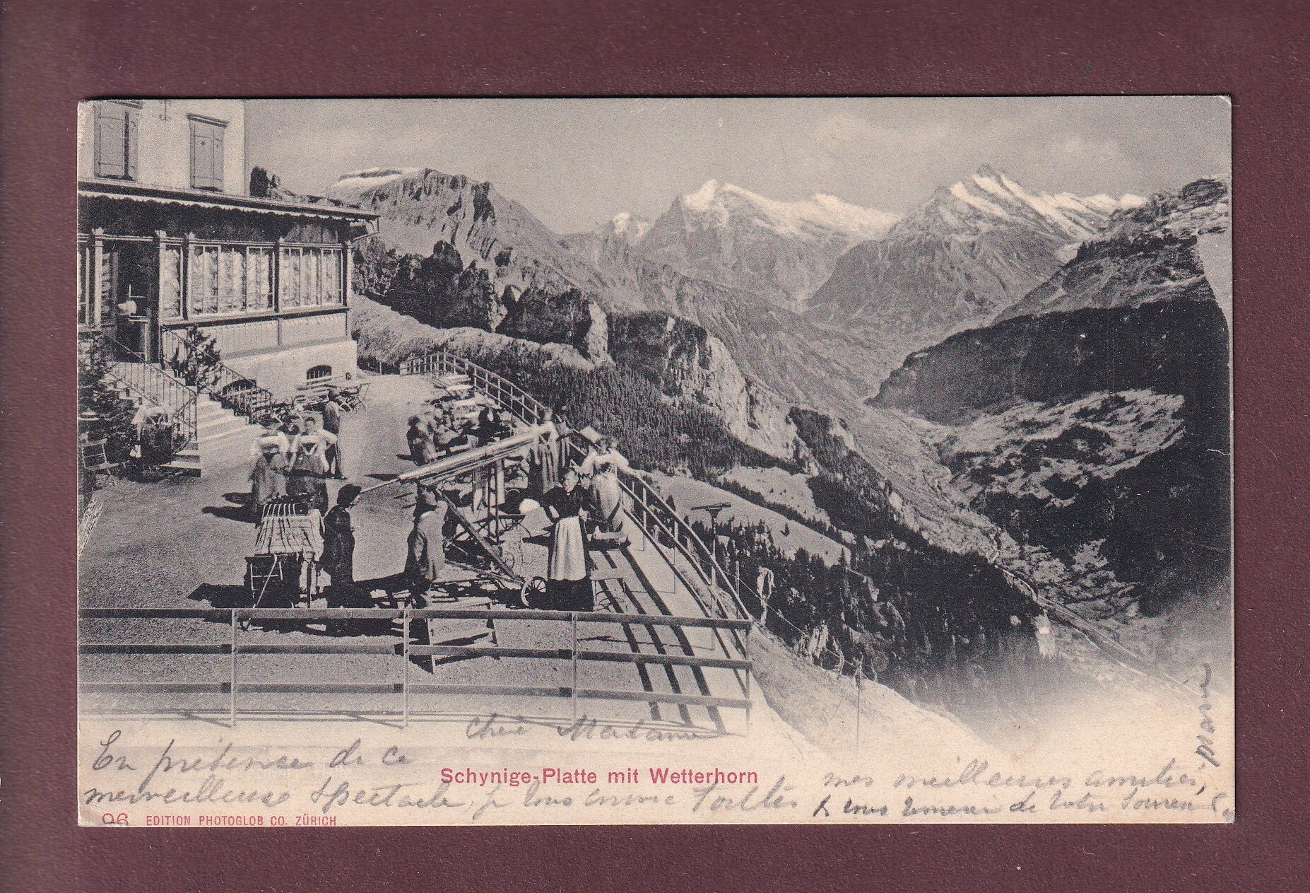 SCHYNIGE PLATTE - Terrasse - 1901