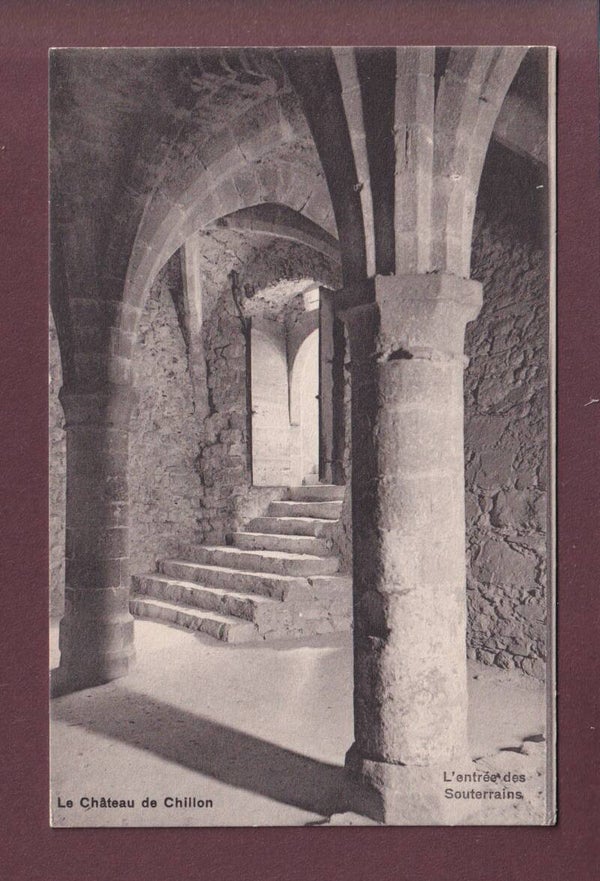 Château de CHILLON - Entrée des souterrains