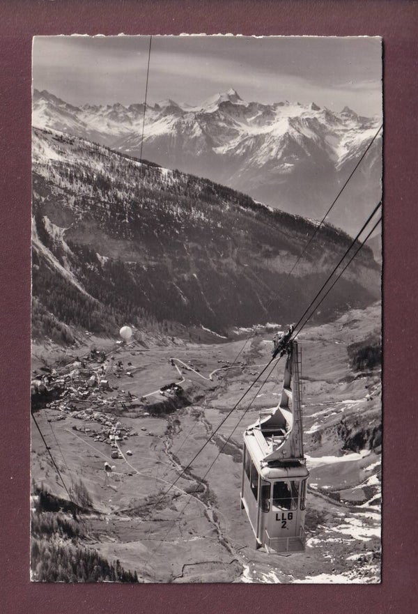 Luftseilbahn LEUKERBAD-GEMMIPASS - 1957