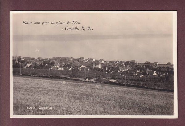 CORCELLES - Verset - Fête Unions Chrétiennes 1927