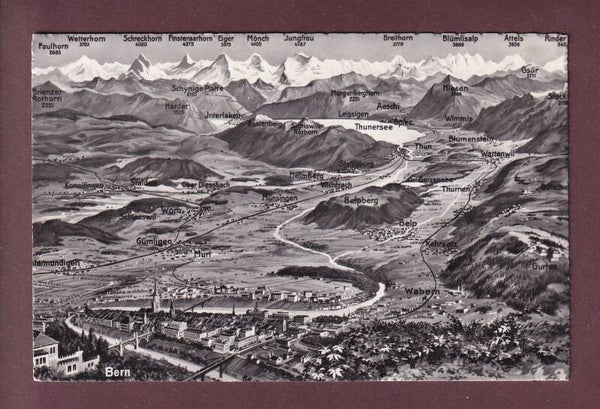 BERN und Umgebung - Vogelschau