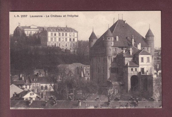 LAUSANNE - Château et Hôpital