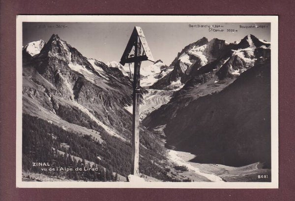 Zinal - Vue sur l'ALPE DE LIREC - Calvaire