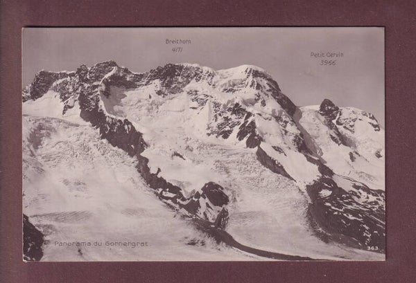 Gornergrat - BREITHORN - Petit Cervin - 1913