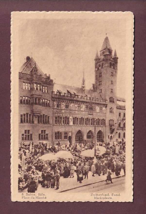 BASEL - Marktplatz - Chocolat Martougin