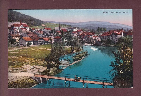 VALLORBE - Pont sur l'Orbe