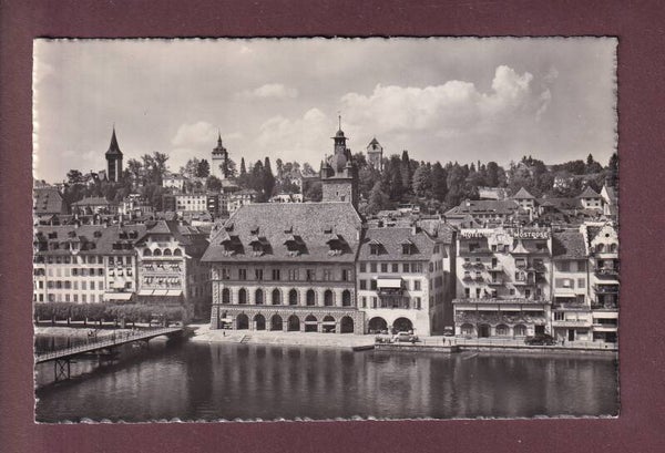 LUZERN - Rathaus und Museggtürme