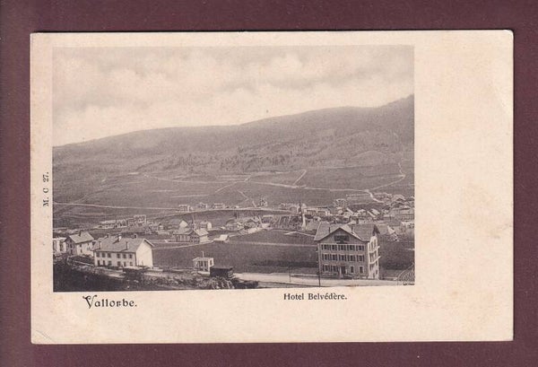 VALLORBE - Hôtel Belvédère // peiti pli d'angle //
