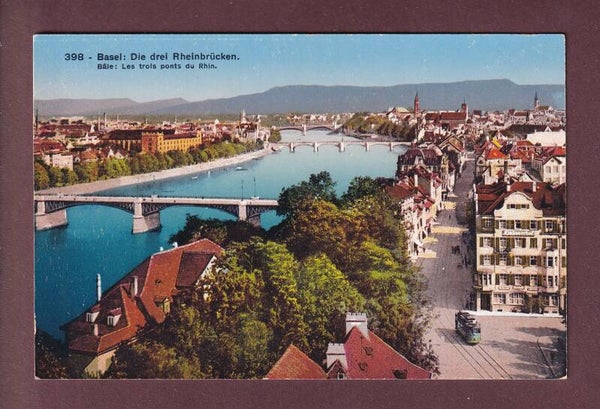 BASEL - Die 3 Rheinbrücken