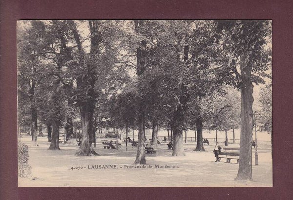 LAUSANNE - Promenade de Montbenon