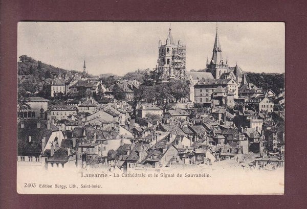 LAUSANNE - Cathédrale et Signal de Sauvabelin