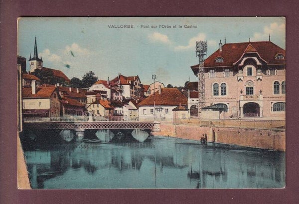 VALLORBE - Pont sur l'Orbe - Casino