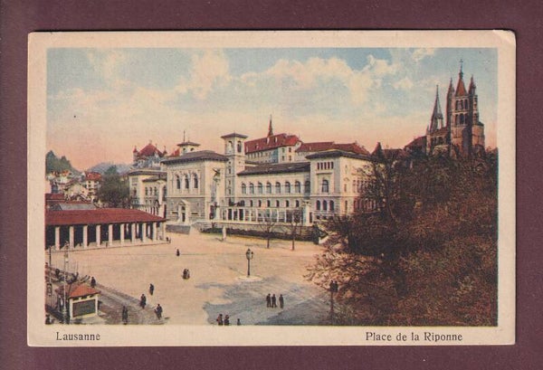 LAUSANNE - La Riponne - Marché couvert // pli d'angle //