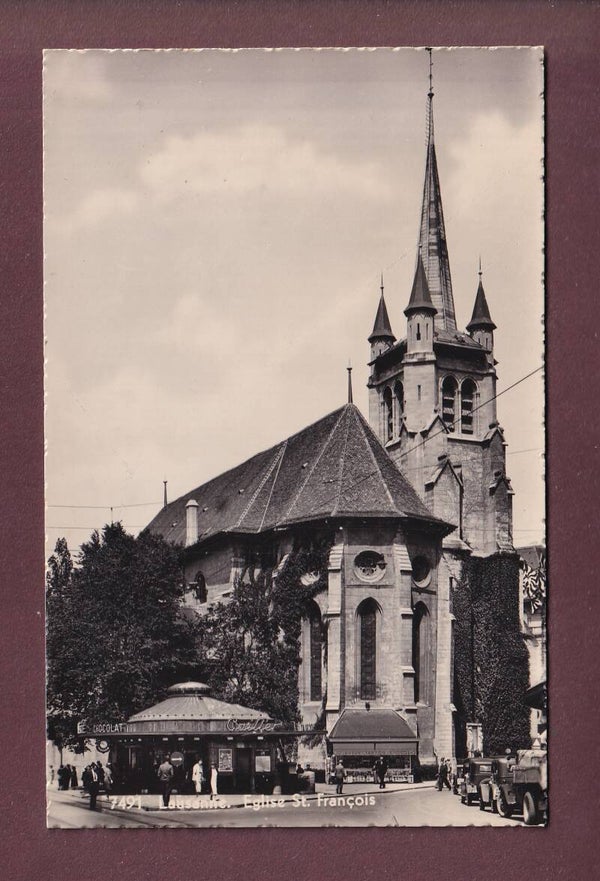 LAUSANNE - Kiosque et Eglise de St. François