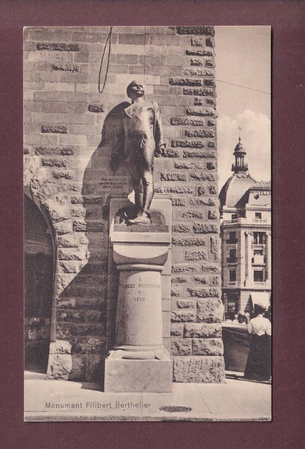 GENEVE - Monument Filibert Berthelier