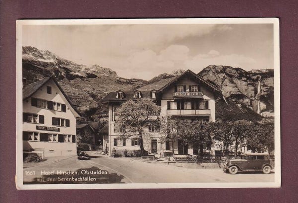 OBSTALDEN - Hotel Hirschen - Auto - 1940