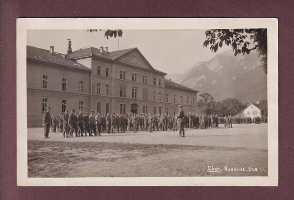 CHUR - Kaserne - 1935 // Eckbug //