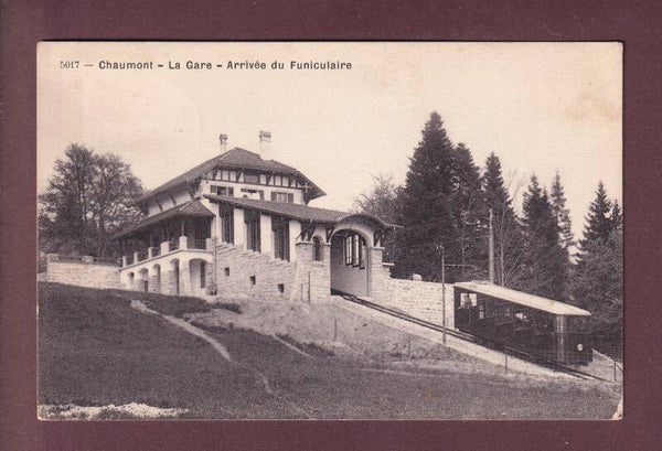 CHAUMONT - Gare - Funiculaire - 1919