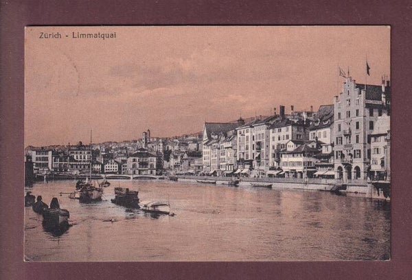 ZÜRICH - Limmatquai - 1920