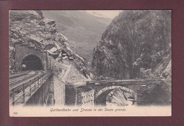 GOTTHARDBAHN - Strasse in der Dazio Grande