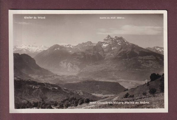 CHESIERES - Plaine du Rhône - Dents du Midi