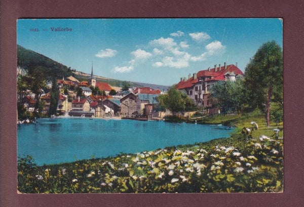 VALLORBE - Au bord de l'Orbe - 1915