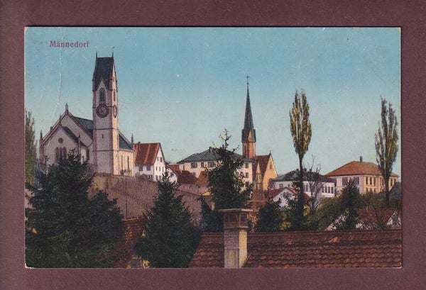 MÄNNEDORF - Feldpost // Falte //