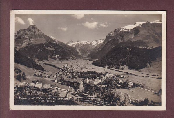 ENGELBERG mit Hahnen - 1930
