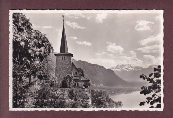 GLION - Le Temple - Dents du Midi - 1943