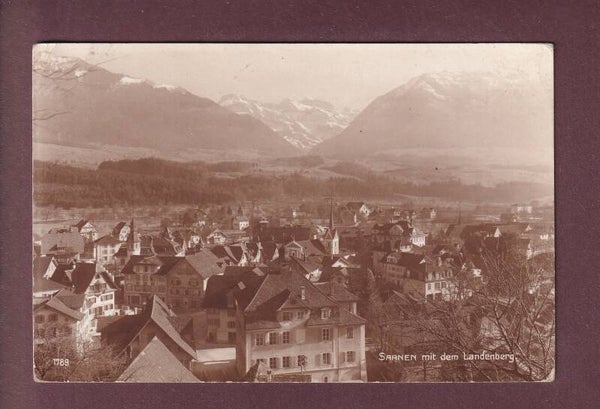 SARNEN - Teilansicht - Landenberg - 1922 // Eckbug //