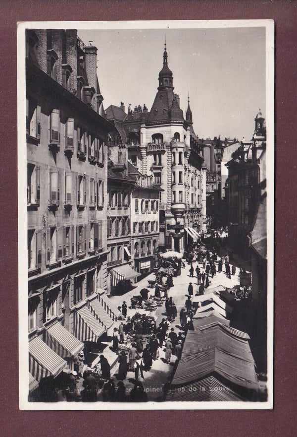 LAUSANNE - Place Pépinet - Rue de la Louve - 1929