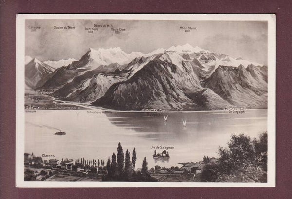 CLARENS et environs - Vol d'oiseau