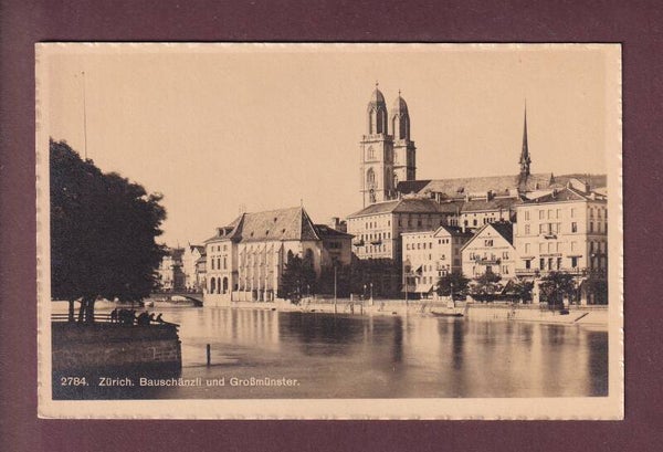 ZÜRICH - Bauschänzli - Grossmünster