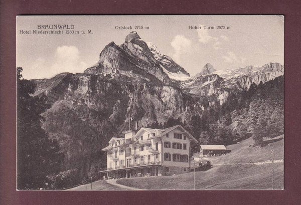 BRAUNWALD - Hotel Niederschlacht - Ortstock
