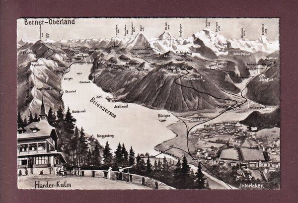 INTERLAKEN und Umgebung - Vogelschau