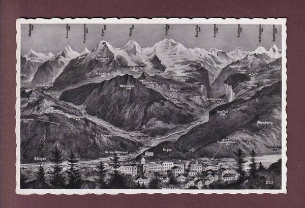INTERLAKEN und Umgebung - Vogelschau