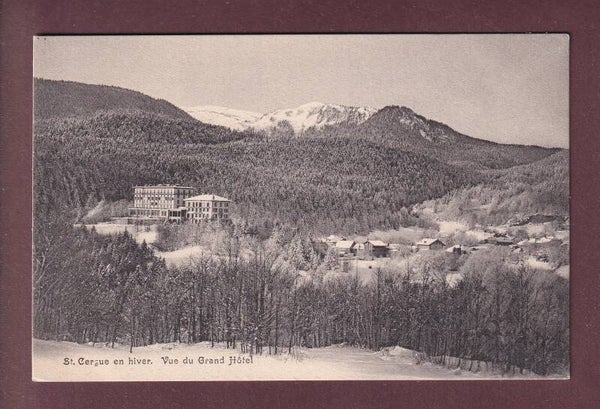 SAINT-CERGUE en hiver - Grand Hôtel