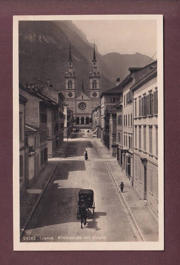 GLARUS - Kirchstrasse - Kutsche