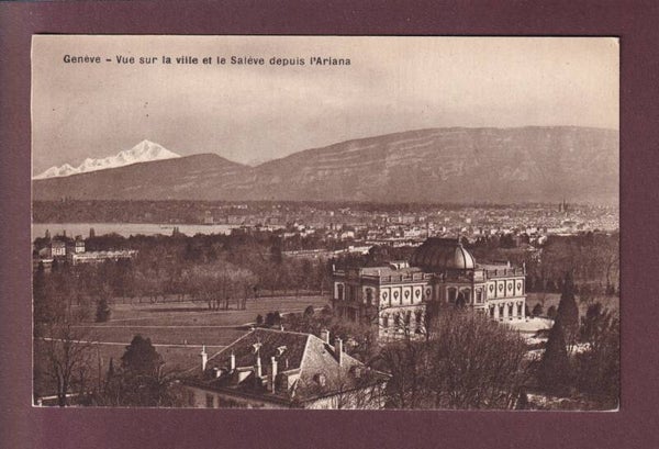 GENEVE depuis l'Ariana