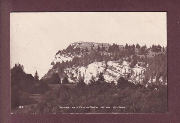 Sommet de la DENT DE VAULION - 1913
