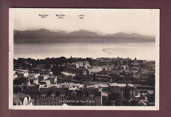 LAUSANNE et les Alpes - 1931