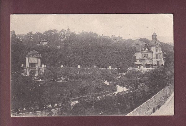 NEUCHÂTEL - Villa Fraismont - 1928 // pli d'angle //