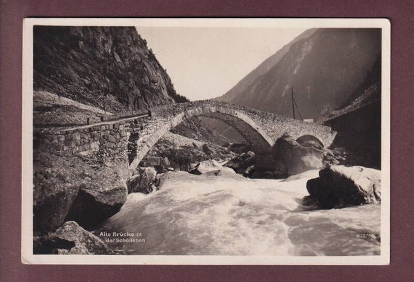 Alte Brücke in der SCHÖLLENEN - 1941
